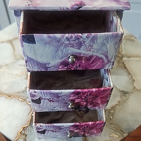 Floral Patterned Mini Drawer Organizer - Picture 3 of 4